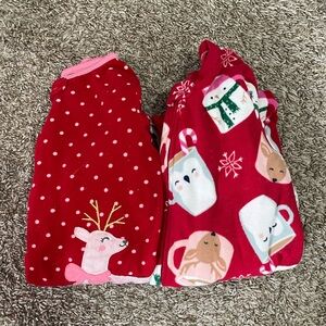 5T Christmas Footie Pajamas